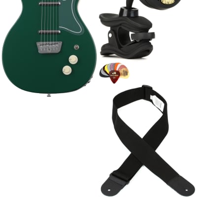 Danelectro '57 Electric Guitar - Jade  Bundle with Snark ST-8 Super Tight Chromatic Tuner... (4 Items) for sale