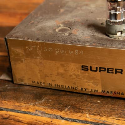 1971 Marshall JMP Super Lead 2-Channel 100-Watt Guitar Amp Head image 7