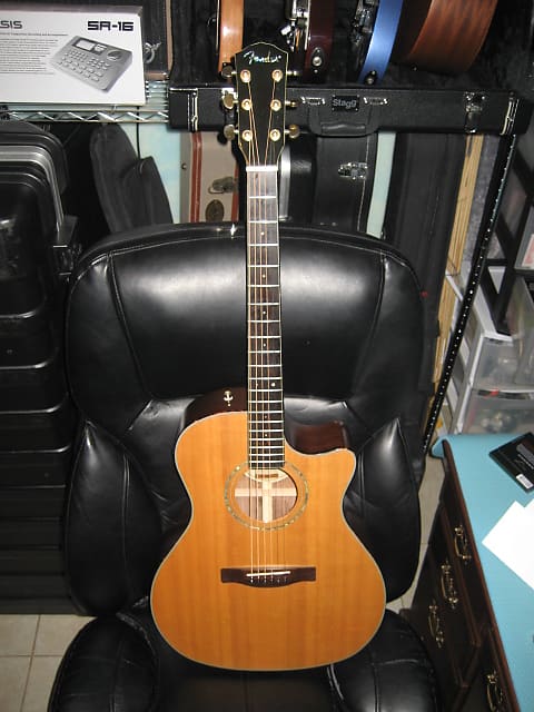 Fender GA-45 SCE Acoustic Electric Guitar~2003~Natural~Rare~w/Fender Hard  Case~All Solid~Rosewood~ | Reverb Brazil