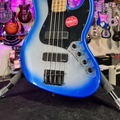 Squier Contemporary Active Jazz Bass HH - Sky Burst Metallic *FREE PLEK WITH PURCHASE*! 030 *FREE PLEK WITH PURCHASE* image 5