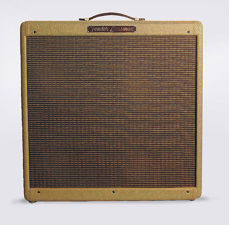 Fender Bassman 5E6 Narrow Panel 40-Watt 4x10" Guitar Combo 1955 image 1