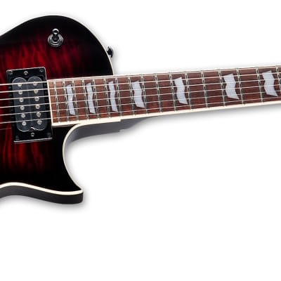 ESP LTD Eclipse EC-256QM Electric Guitar See Thru Black Cherry Sunburst image 3