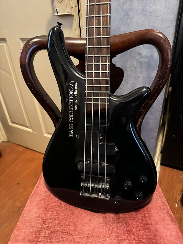 Bass Collection Sb301 by marina 4 string bass guitar - Black