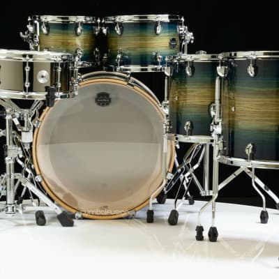 Mapex Armory 6pc Studioease Fast Toms Shell Pack - Rainforest Burst image 5