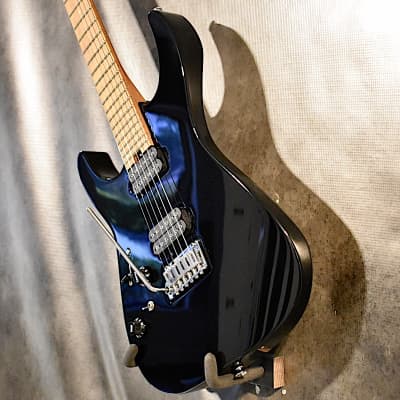 Charvel Left Handed Pro Mod DK24 HH Caramelized Maple 2021 Gloss Black Lefty Guitar image 3