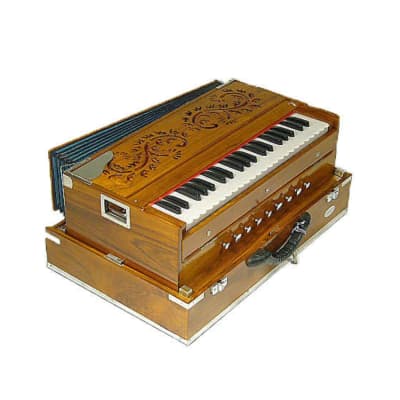 Manoj Kumar Sardar MKS 3 Reed Fold Up Harmonium Reverb