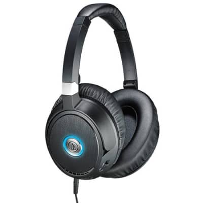 Audio-Technica ATH-ANC70 QuietPoint Active Noise-Cancelling Over-Ear Headphones with Built-in Mic, 10-25000Hz Frequency Response, 1/8  Input Connector image 1