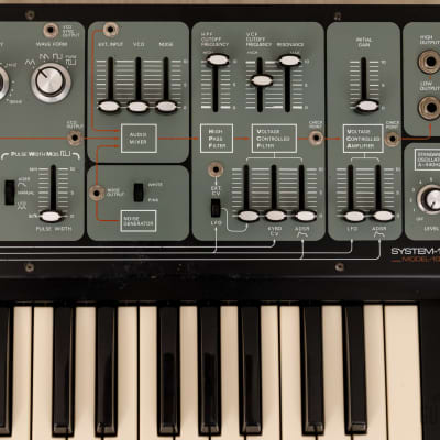 1970s Roland System-100 Model-101 Vintage Analog Synthesizer, Serviced image 4