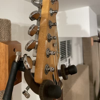Beautiful Modified and Heavily Upgraded Fender Stratocatser 1994 Vintage Artic White, deep Roasted Neck - Treble Bleed, Blender Pot and Grease Buckets mods!! Upgraded Buddy Guy pups image 16