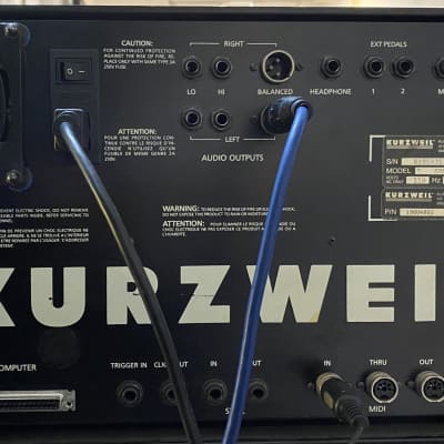 Kurzweil 250 RMX Digital Synthesizer image 4