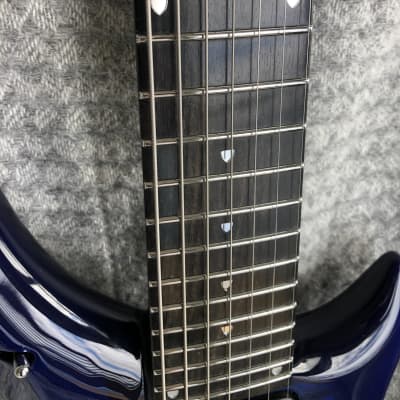Ernie Ball Music Man John Petrucci Signature Monarchy Series Majesty 7 2018 - Imperial Blue image 2