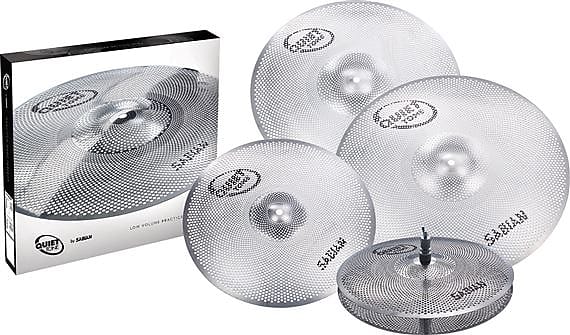 Quiet Tone QTPC504 Practice Cymbal Set 14H/16C/18C/20R image 1