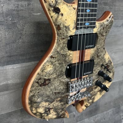 Alembic Darling Buckeye Burl with Denim Lapis ovals 2023 we are Alembic Dealers Brand New ! image 3