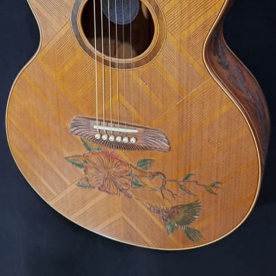 Blueberry  NEW IN STOCK Handmade Acoustic Guitar Grand Concert image 7