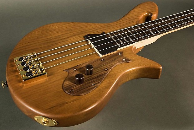 Birdsong Fusion #15F-051,  31" Scale Bass Guitar, ANCIENT KAURI w GOLD Hardware image 1