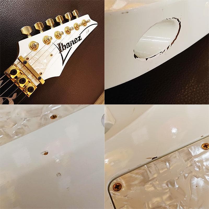ギター Ibanez JEM7V-WH Ibanez GIO Series GRX20W Electric Guitar, Jatoba Fretboard