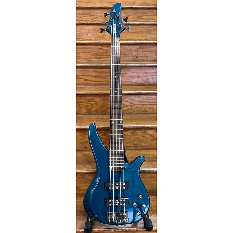 SECONDHAND Yamaha RBX 375 5-String - Metallic Turquoise