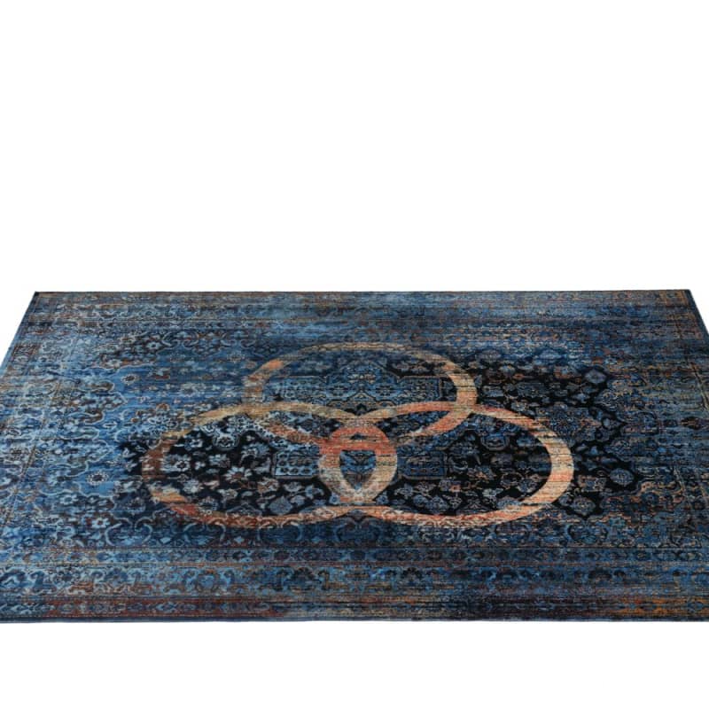 DRUMnBASE Vintage Persian Grey - Tapis de scène / Tapis de batterie