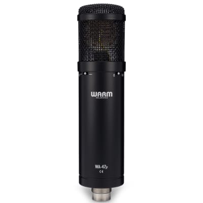 Warm Audio WA-47jr Large Diaphragm FET Studio Condenser Microphone, Black image 5