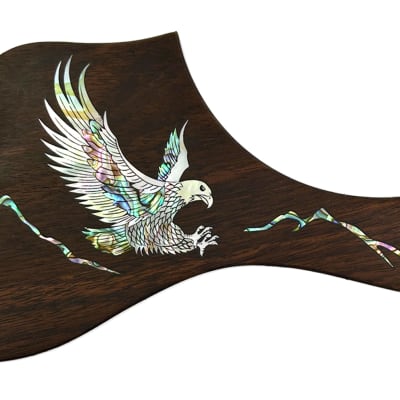 Bruce Wei, Guitar Part - Rosewood Pickguard Fit Taylor Standard, Eagle Inlay ( 764 ) for sale