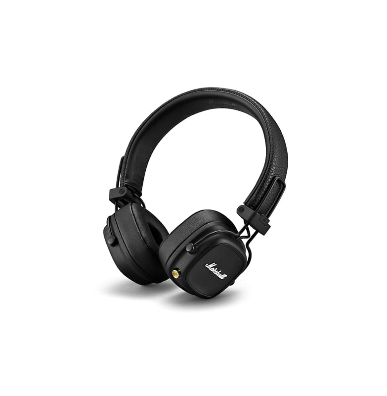Marshall MAJOR IV Bluetooth Headphones (Black) | Reverb