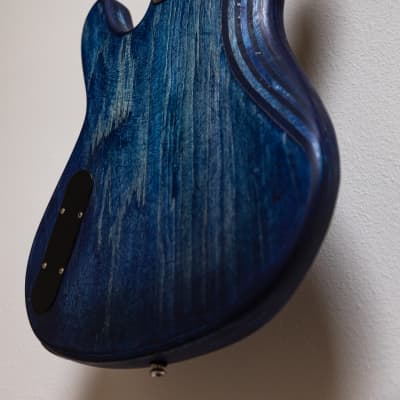 Swanky blue TR-70 PJ bass (custom refinish) image 11