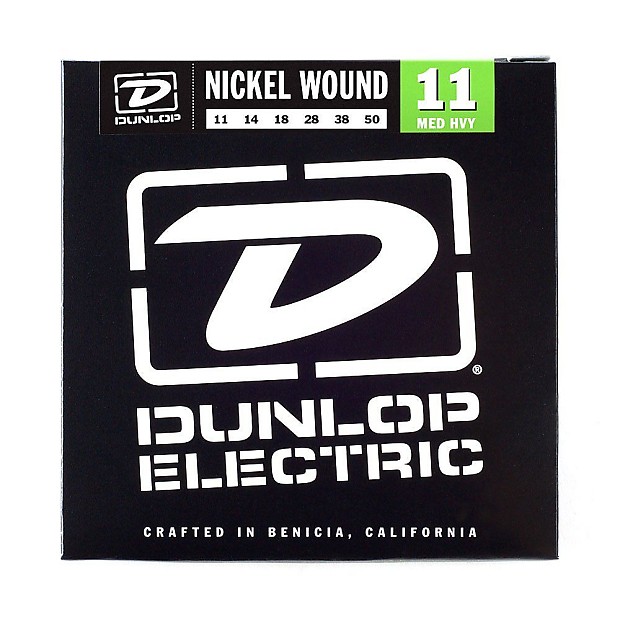 Dunlop DEN1150 Nickel-Plated Steel Electric Guitar Strings - Medium Heavy (11-50) image 1