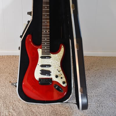 Charvel ST Custom Stratocaster Style - MIJ 1990s Candy Apple Red - w/ OHSC image 23