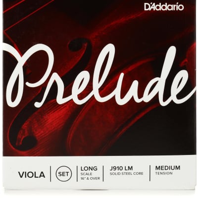 D'Addario J910 Prelude Viola String Set - Long Size image 1