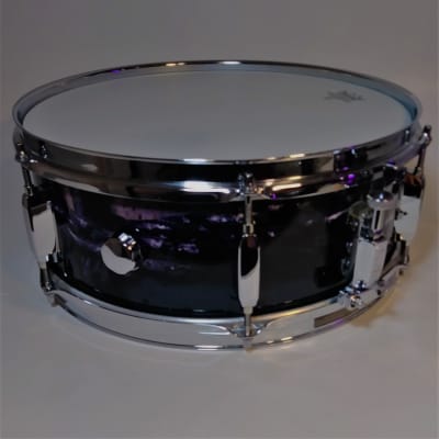 Pearl 13" x 5" Steel Shell Snare - "Grunge Chains" Skin Over Chrome image 2