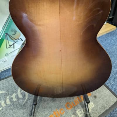 Hofner 450 Archtop Acoustic Guitar. Recent Refret. Original scratch Plate. Early 1950s to Late 1960s. VGC. W/Hiscox Case image 5