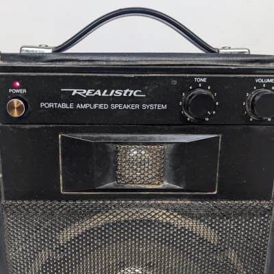Radio Shack - Realistic MPS-20 Portable Amplified Speaker System - Black image 5