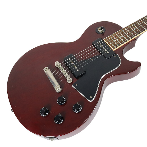 1995 Gibson Les Paul Special Electric Guitar Wine Red Finish