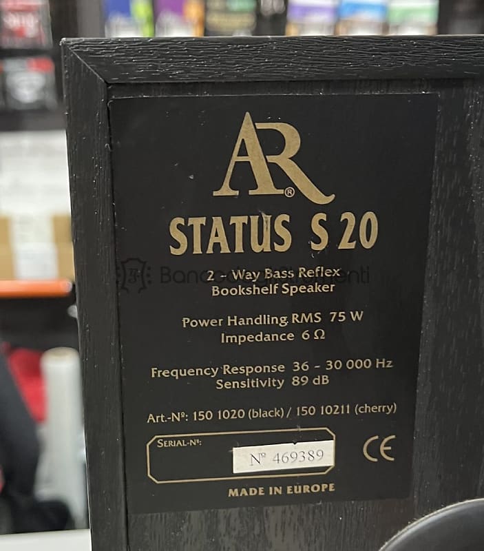 Acoustic Research Status S20 6.5” 2-way passive loudspeakers Acoustic Research Status S20 6.5” 2-way passive loudspeakers