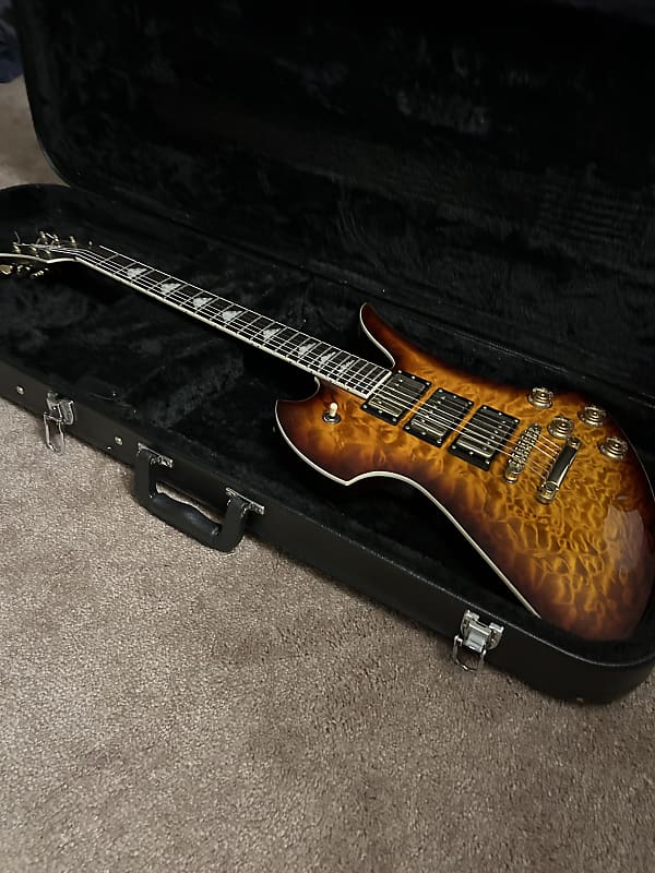 B.C. Rich Pro X With Hardshell Case Reverb