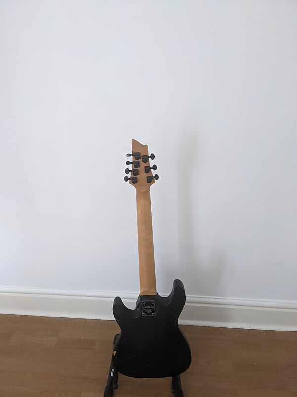 Schecter Diamond Series Damien-7 2006 Matte Black | Reverb