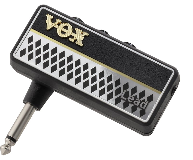 Vox amPlug 2 Lead Battery-Powered Guitar Headphone Amplifier 2017 - Present - Black / Chrome image 1