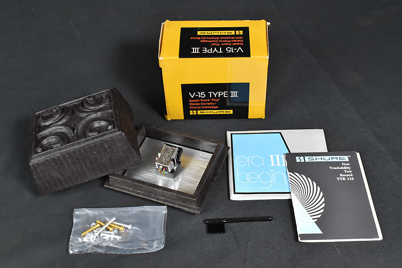 Shure V15 type III Cartridge w/Super-Track 