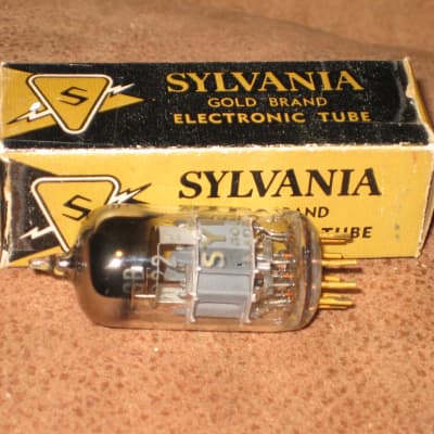 Sylvania Gold Brand 6922 GOLD PINS Gold Brand 1960's image 1