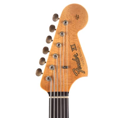 Fender Custom Shop Bass VI Journeyman Relic Aged Sherwood Green Metallic (Serial #CZ574515) image 6
