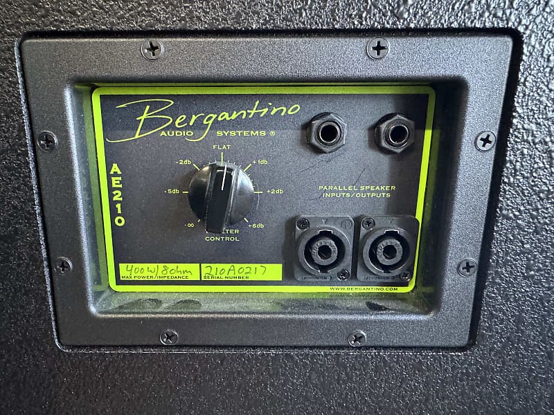 タ*シ様 Bergantino ベースキャビネット スタック型 AE210 Bergantino AE210 Bass Speaker Cabinet | 400w 8Ω | Reverb