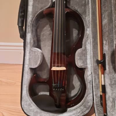 5 String Eletric Violin 2023 - Trans Red image 3