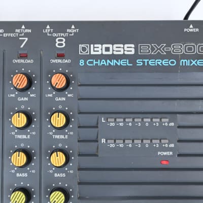 Boss BX-80 8-Channel Stereo Mixer | Reverb