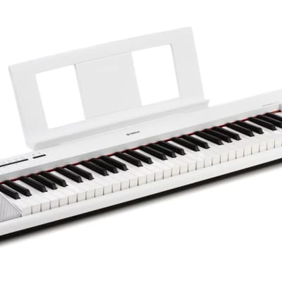 Yamaha Piano numérique portable blanc 61 Touches + Pupitre NP-12 image 1