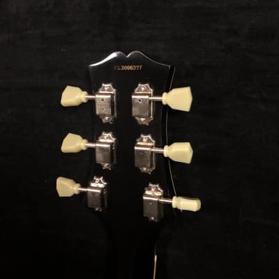 2018 Peerless Hardtail Black #6327 Semi Hollow Electric Archtop Guitar image 4