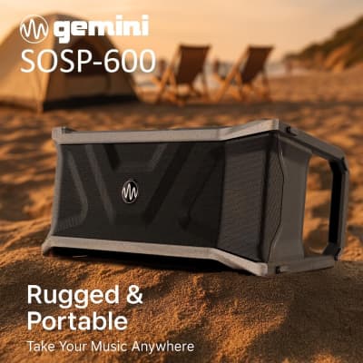 Gemini Sound SOSP-600 Floating Bluetooth Speaker – 300W Waterproof Party Sound with LED Lights, Multi-Speaker Sync, USB Play, 24hr Battery, Cup Holders & Bottle Opener – for Pool, Beach & Outdoor Fun image 6