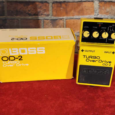 【日本製】BOSS TURBO OverDrive OD-2 Boss OD-2 Turbo Overdrive – Chicago Music Exchange