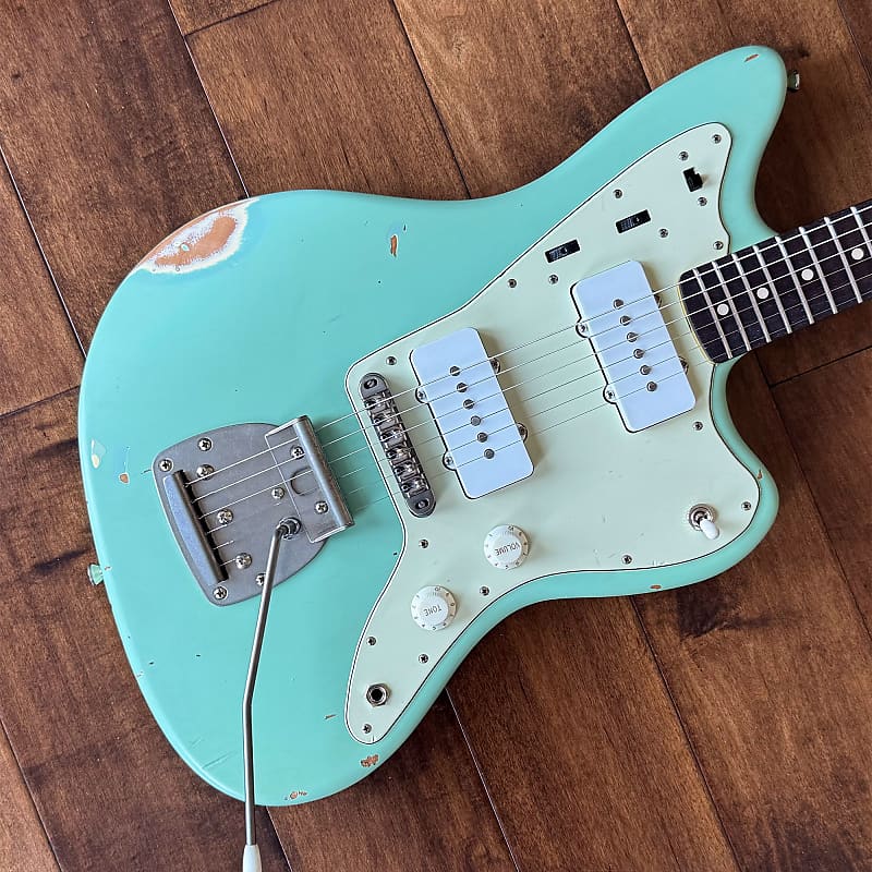 Nash Guitars Model JM-63 Surf Green Lollar Pickups Rosewood Neck NG6070 image 1