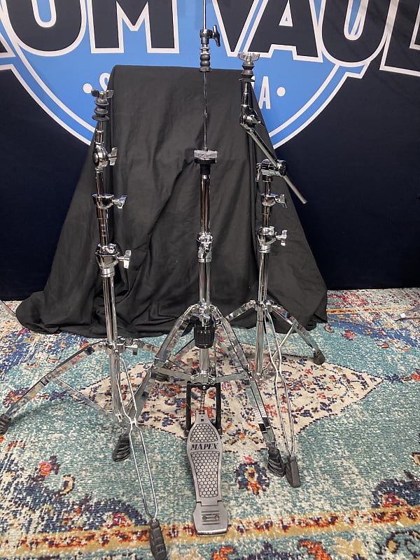 Mapex 500 Series 3-Piece Cymbal Stand Set 2000s - Chrome image 1