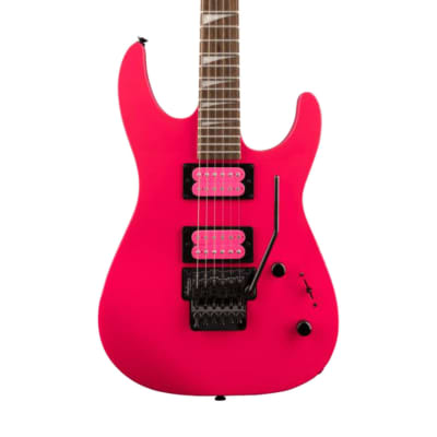 Jackson FSR X Series Dinky DK2XR HH Electric Guitar, Laurel FB, Neon Pink image 3